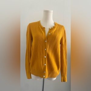 Mustard cardigan